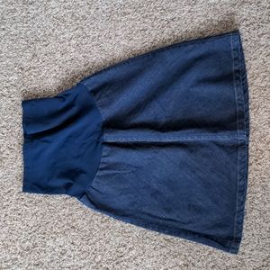 Motherhood maternity denim skirt, size small